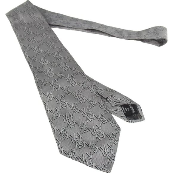 Versace Other - 034134AE Versace Tie Gray Silk